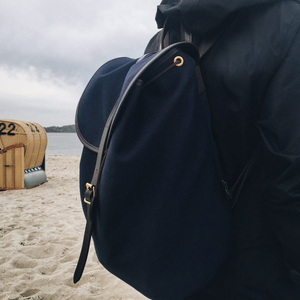 Tasche am Strand