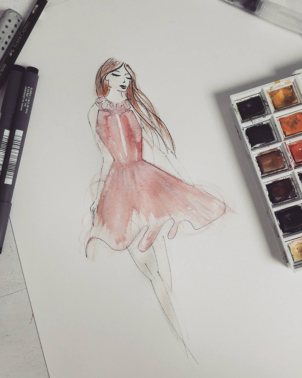 5 interessante Modeblogs, welche über Kleidung, Trends und Gedanken schreiben 1 Gezeichnetes Model für Modeblogs