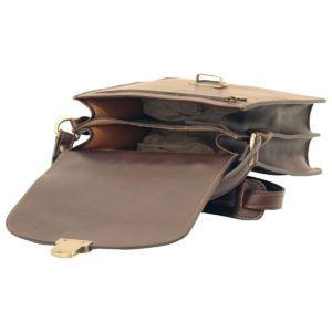 Liegend Classica Ledertasche dunkelbraun