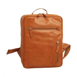 Front Leder City Rucksack Kolonial